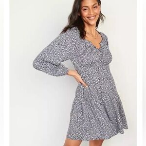 Old Navy front tie poet dress. Sz MP